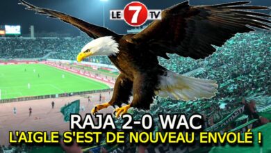 Photo of DERBY RAJA-WAC : L’AIGLE S’EST DE NOUVEAU ENVOLÉ ! (vidéos)