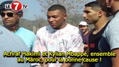 Photo of Achraf Hakimi et Kylian Mbappé au Maroc pour la bonne cause !