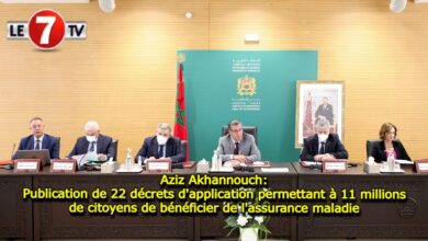 Photo of Aziz Akhannouch: Publication de 22 décrets d’application permettant à 11 millions de citoyens de bénéficier de l’assurance maladie (vidéo)