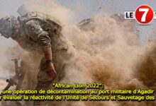 Photo of « African Lion 2022 »: une opération de décontamination au port militaire d’Agadir pour évaluer la réactivité de l’Unité de Secours et Sauvetage des FAR
