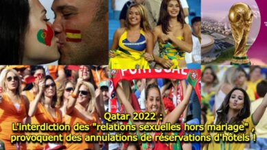 Photo of Qatar 2022 : L’interdiction des « relations sexuelles hors mariage » , provoquent des annulations de réservations d’hôtels !