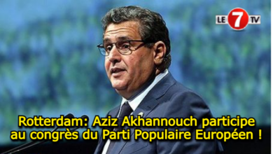 Photo of Rotterdam: Aziz Akhannouch participe au congrès du Parti populaire européen !