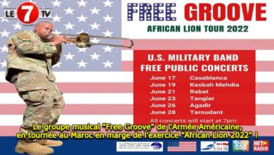 Photo of Le groupe musical « Free Groove » de l’Armée Américaine en tournée au Maroc en marge de l’exercice « African Lion 2022 » !