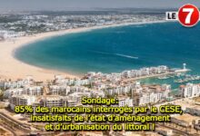 Photo of Sondage: 85% des marocains interrogés par le CESE, insatisfaits de l’état d’aménagement et d’urbanisation du littoral !