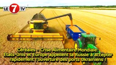 Photo of Céréales – Crise Alimentaire Mondiale: Etats-Unis et Europe appellent la Russie à accepter rapidement l’ouverture des ports Ukrainiens !