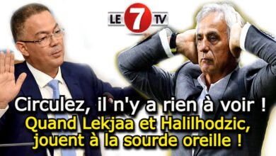 Photo of Circulez, il n’y a rien à voir !…Quand Lekjaa et Halilhodzic jouent à la sourde oreille !