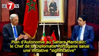 Photo of Plan d’Autonomie au Sahara Marocain: le Chef de la Diplomatie Portugaise salue une initiative « significative »