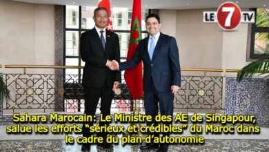 Photo of Sahara Marocain: Le Ministre des AE de Singapour, salue les efforts “sérieux et crédibles” du Maroc dans le cadre du plan d’autonomie