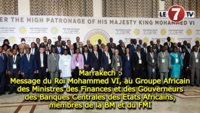 Photo of Marrakech : Message du Roi Mohammed VI, au Groupe Africain des Ministres des Finances et des Gouverneurs des Banques Centrales des Etats Africains, membres de la BM et du FMI