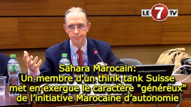 Photo of Sahara Marocain: Un membre d’un think tank Suisse met en exergue le caractère « généreux » de l’initiative Marocaine d’autonomie