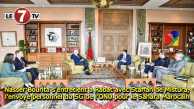 Photo of Nasser Bourita s’entretient à Rabat avec Staffan de Mistura, l’envoyé personnel du SG de l’ONU pour le Sahara Marocain