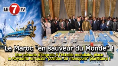 Photo of Le Maroc « en sauveur du Monde » : Une pénurie d’engrais à l’échelle mondiale, place le Royaume en quasi « position de monopole » planétaire !