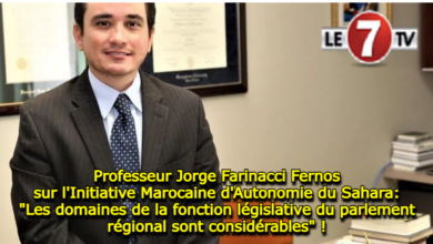 Photo of Professeur Jorge Farinacci Fernos sur l’Initiative Marocaine d’Autonomie du Sahara: « Les domaines de la fonction législative du parlement régional sont considérables » !