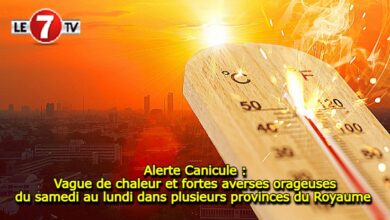 Photo of Alerte Canicule : Vague de chaleur et fortes averses orageuses du samedi au lundi dans plusieurs provinces du Royaume 