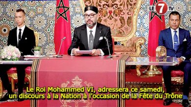 Photo of Le Roi Mohammed VI, adressera ce samedi, un discours à la Nation à l’occasion de la Fête du Trône