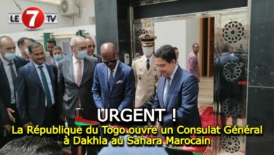 Photo of URGENT : La République du Togo ouvre un Consulat Général à Dakhla, au Sahara Marocain !