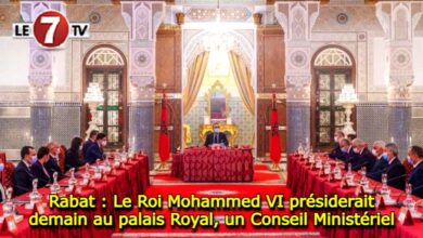 Photo of Rabat : Le Roi Mohammed VI présiderait demain au palais Royal, un Conseil Ministériel