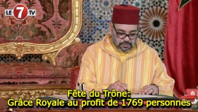 Photo of Fête du Trône: Grâce Royale au profit de 1769 personnes