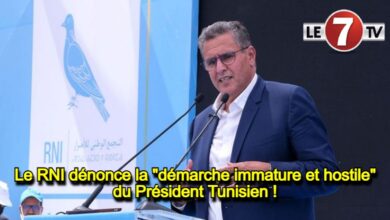 Photo of Le RNI dénonce la « démarche immature et hostile » du Président Tunisien !