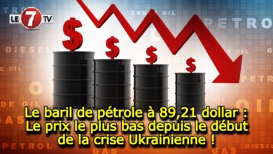 Photo of Le baril de pétrole à 89,21 dollar : Le prix le plus bas depuis le début de la crise Ukrainienne !
