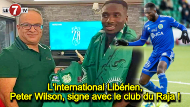 Photo of L’international Libérien, Peter Wilson, signe avec le Raja !