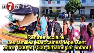 Photo of Rentrée scolaire : Les familles Marocaines dépensent entre 1000 et 7500 dirhams par enfant !