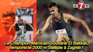 Photo of Le Champion Marocain Soufiane El Bakkali, remporte le 2000 m Steeple à Zagreb !