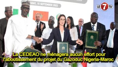 Photo of La CEDEAO ne ménagera aucun effort pour l’aboutissement du projet du Gazoduc Nigeria-Maroc !