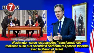 Photo of Washington salue les avancées « transformatrices » réalisées suite aux Accords d’Abraham et l’accord tripartite avec le Maroc et Israël