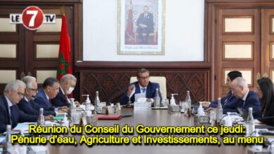 Photo of Réunion du Conseil du Gouvernement ce jeudi: Pénurie d’eau, Agriculture et Investissements, au menu