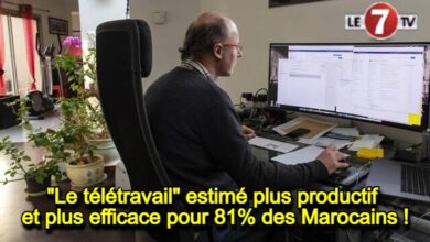 Photo of « Le télétravail » estimé plus productif et plus efficace pour 81% des Marocains !