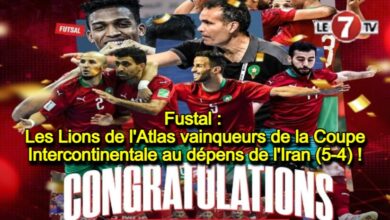 Photo of Fustal : Les Lions de l’Atlas vainqueurs de la Coupe Intercontinentale au dépens de l’Iran (5-4) !