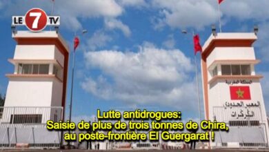 Photo of Lutte antidrogues: Saisie de plus de trois tonnes de Chira, au poste-frontière El Guergarat !