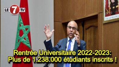 Photo of Rentrée Universitaire 2022-2023: Plus de 1.238.000 étudiants inscrits !