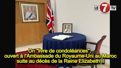 Photo of Un « livre de condoléances », ouvert à l’Ambassade du Royaume-Uni au Maroc suite au décès de la Reine Elizabeth II