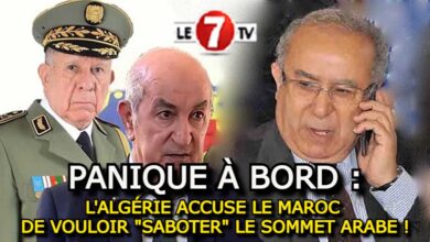 Photo of L’ALGÉRIE ACCUSE LE MAROC DE VOULOIR « SABOTER » LE SOMMET ARABE D’ALGER !