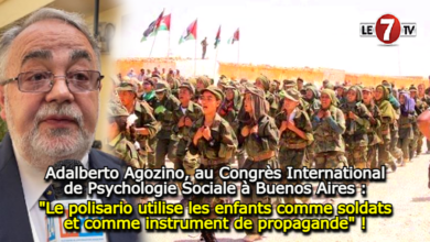 Photo of Adalberto Agozino, au Congrès International de Psychologie Sociale à Buenos Aires : « Le polisario utilise les enfants comme soldats et comme instrument de propagande »