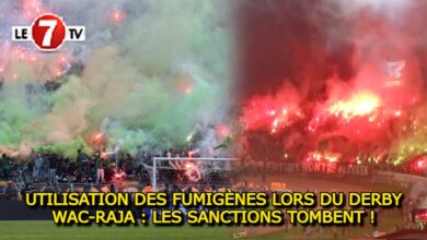 Photo of UTILISATION DES FUMIGÈNES LORS DU DERBY WAC-RAJA : LES SANCTIONS TOMBENT !