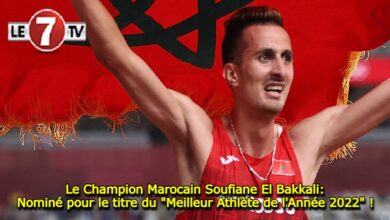 Photo of Le Champion Marocain Soufiane El Bakkali: Nominé pour le titre du « Meilleur Athlète de l’Année 2022 » !