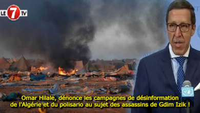 Photo of Omar Hilale, dénonce les campagnes de désinformation de l’Algérie et du polisario au sujet des assassins de Gdim Izik !