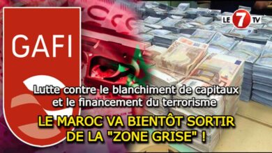 Photo of Lutte contre le blanchiment de capitaux et le financement du terrorisme : Le Maroc va bientôt sortir de la « Zone Grise » !