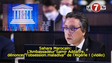 Photo of Sahara Marocain: L’Ambassadeur Samir Addahre, dénonce « l’obsession maladive » de l’Algérie ! (vidéo)