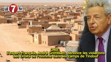 Photo of ONU: L’expert Français, André Grimblatt, dénonce les violations des Droits de l’Homme dans les camps de Tindouf