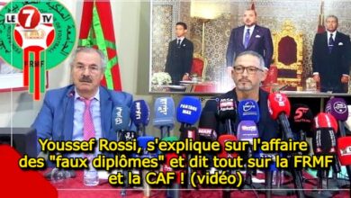 Photo of Youssef Rossi, s’explique sur l’affaire des « faux diplômes » et dit tout sur la FRMF et la CAF ! (vidéo)