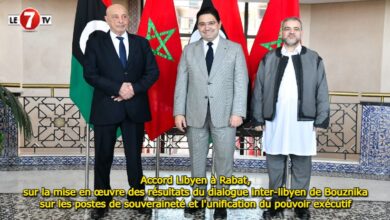 Photo of Accord Libyen à Rabat, sur la mise en œuvre des résultats du dialogue inter-libyen de Bouznika sur les postes de souveraineté et l’unification du pouvoir exécutif