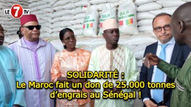 Photo of Le Maroc fait un don de 25.000 tonnes d’engrais au Sénégal !