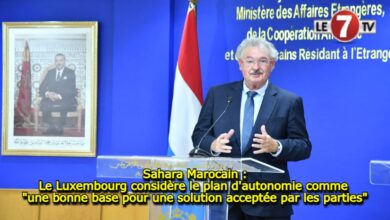 Photo of Sahara Marocain : Le Luxembourg considère le plan d’autonomie comme « une bonne base pour une solution acceptée par les parties »