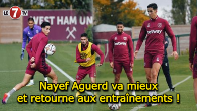 Photo of Nayef Aguerd va mieux et retourne aux entraînements !