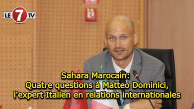 Photo of Sahara Marocain: Quatre questions à Matteo Dominici, l’expert Italien en relations internationales