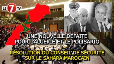 Photo of RÉSOLUTION DU CONSEIL DE SÉCURITÉ SUR LE SAHARA MAROCAIN: UNE NOUVELLE DÉFAITE POUR L’ALGÉRIE ET LE POLISARIO